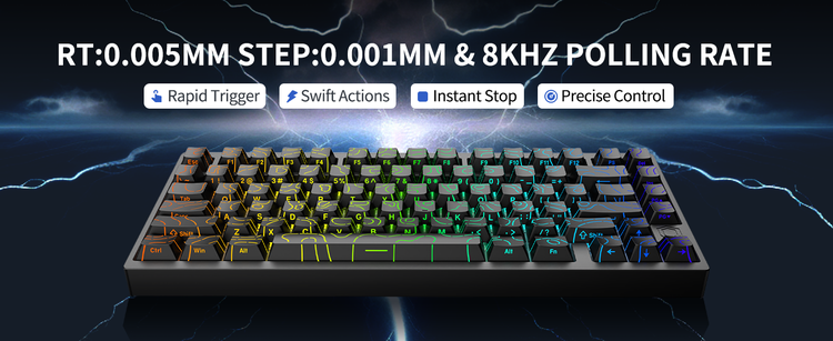 IROK MG75PRO ラピッドトリガー対応キーボード IROK MG75 Pro (Red) ラピッドトリガーキーボード